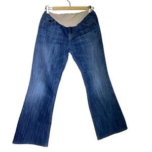 4/$25 A Pea In The Pod & !it Maternity Jeans Womens Full Panel Blue Denim Size M